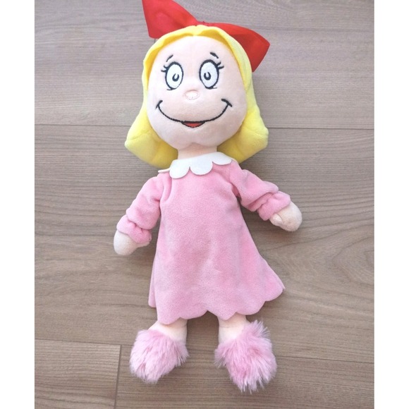 Aurora Other - Dr Seuss Cindy Lou Who Plush Doll 11" Stuffed Toy Pink Dress Girl Aurora 2020